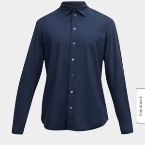 Emporio Armani
Men's Modern Fit Sport Shirt in navy - medium